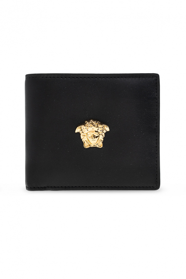 Black Bifold wallet Versace Vitkac GB
